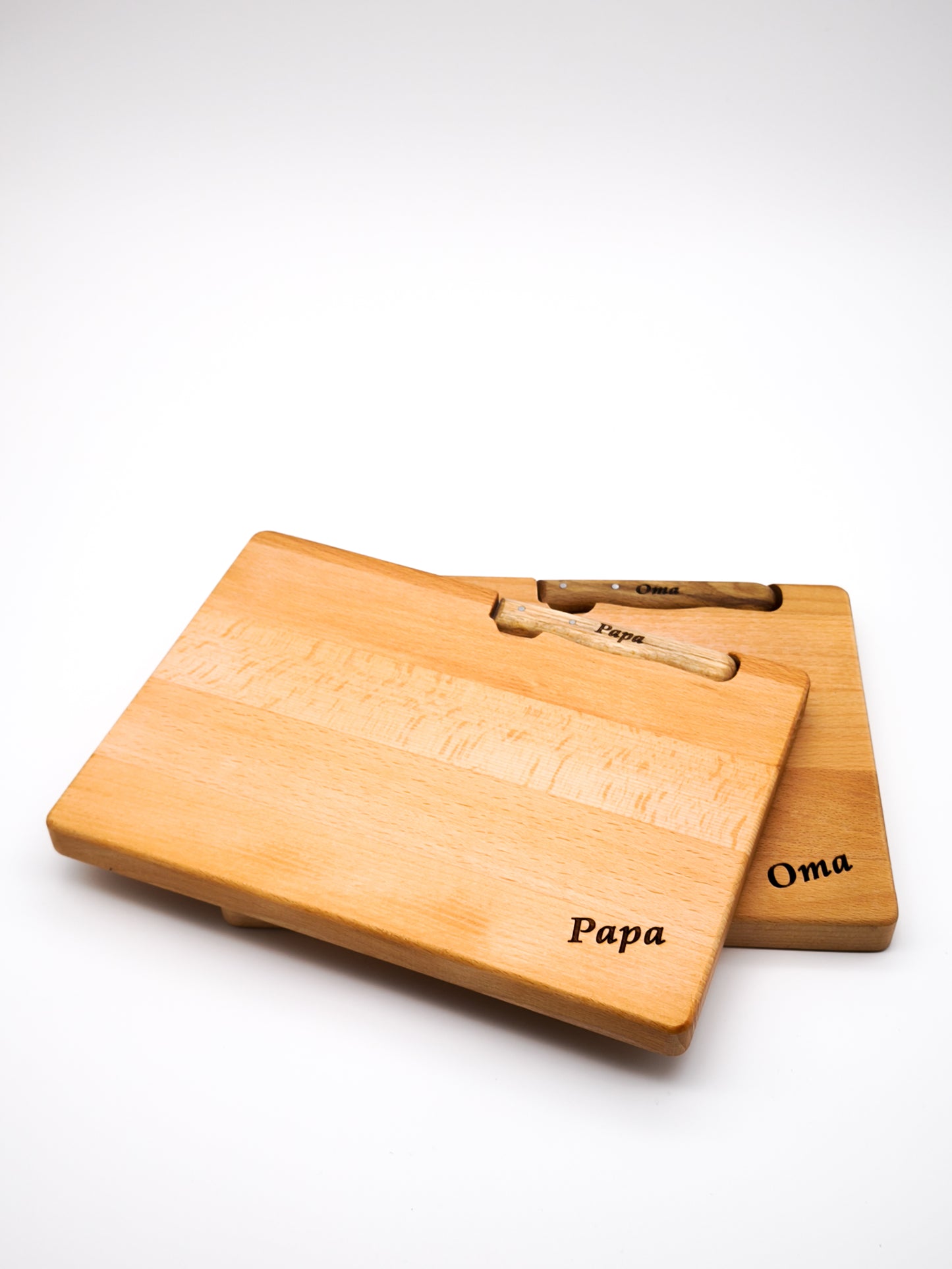 Vesperbrett mit Messer