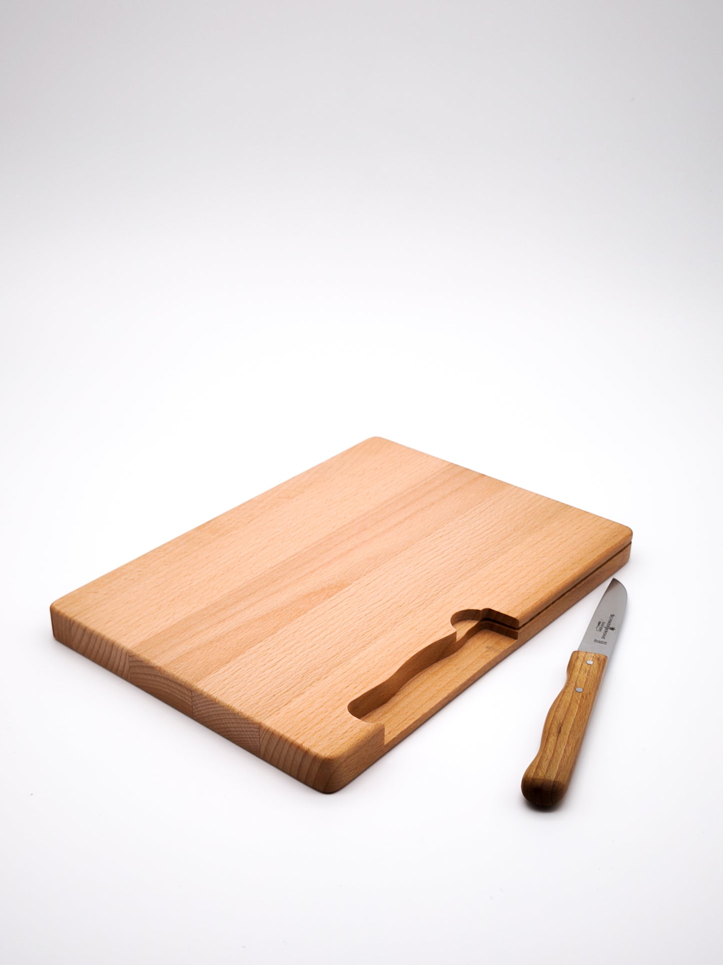 Vesperbrett mit Messer